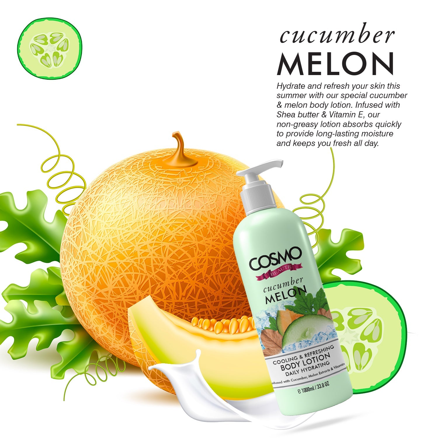 Cucumber Melon Body Lotion